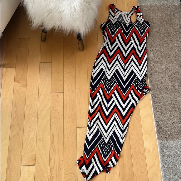 Emerald Sundae summer dress with built in bra. Pretty geometrical pattern size S - Picture 1 of 5